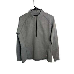 Carhartt Women's XL Force Jacket Half Zip Pullover‎ Grey Long Sleeve Utility
